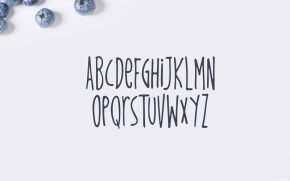 Font chữ Periwinkle Typeface