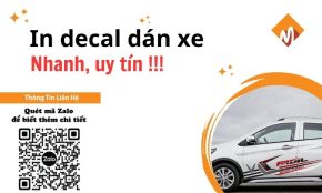 In decal dán xe