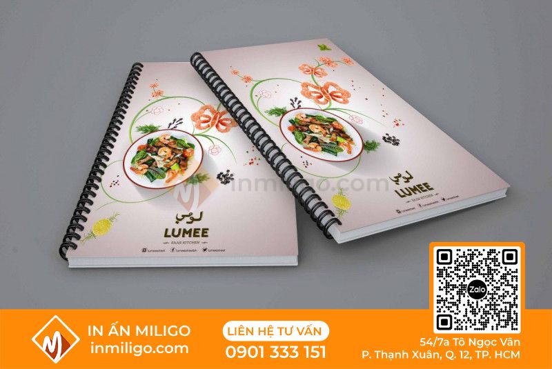 in menu nhựa
