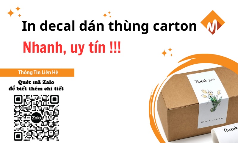 Dịch Vụ In Decal Thùng Carton Uy Tín, Chuyên Nghiệp