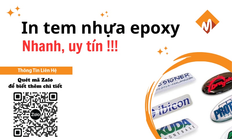 Tem Epoxy Tem nhựa phủ Epoxy chất lượng cao - Bền đẹp - Giá tại xưởng