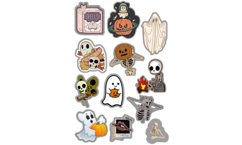 Mẫu hình sticker dành cho Halloween