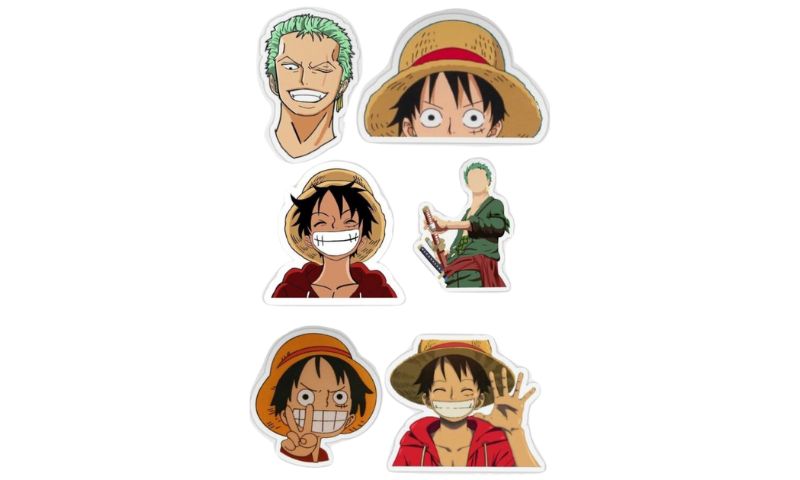 Mẫu hình sticker phim hoạt hình One Piece