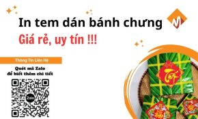 in tem dán bánh chưng