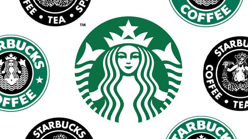 Mẫu logo cửa hàng đồ uống Starbucks