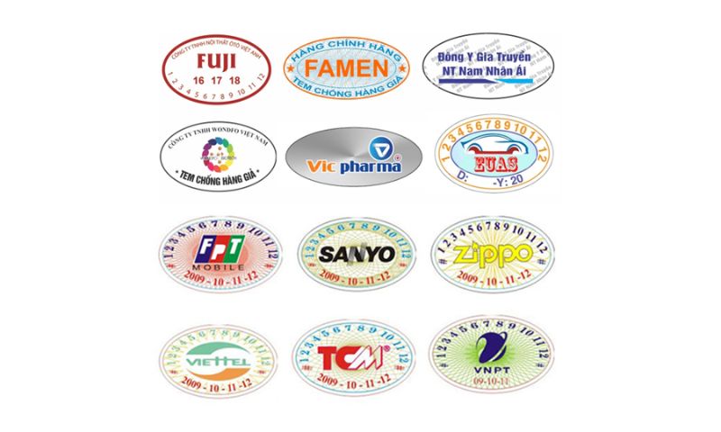 Kích thước sticker elip thường dùng cho các vật dụng có bề mặt cong