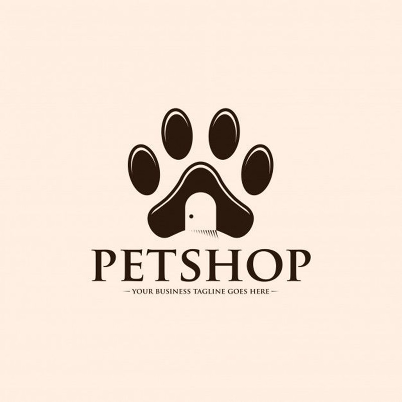 Logo đẹp shop quần áo thú cưng đơn giản, dễ nhớ