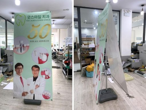 Ưu điểm của standee đế nước