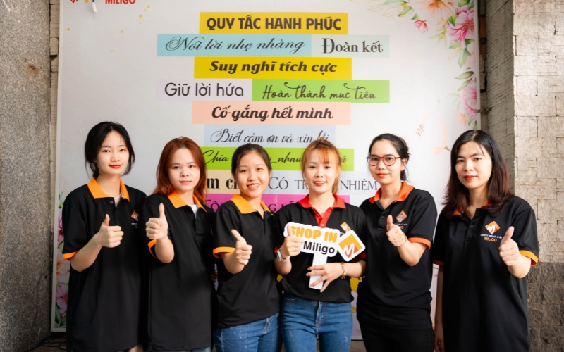 Đội ngũ Miligo chuyên nghiệp, nhiệt tình 