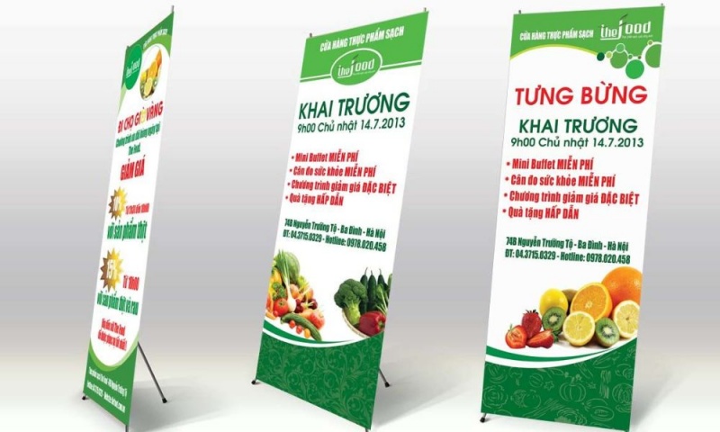 Ưu điểm của standee khai trương