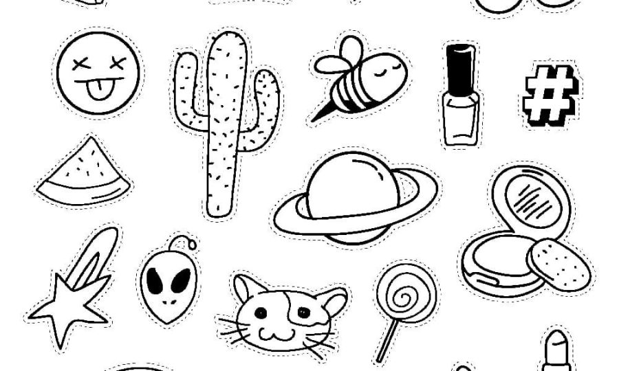 20+ Mẫu sticker cute không màu đẹp mắt và đáng yêu 2026