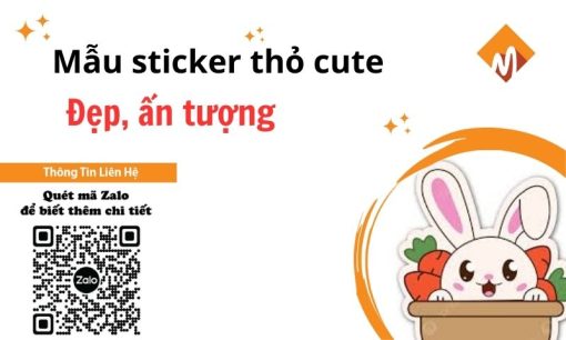 In Sticker số lượng ít, theo yêu cầu - Thiết kế miễn phí