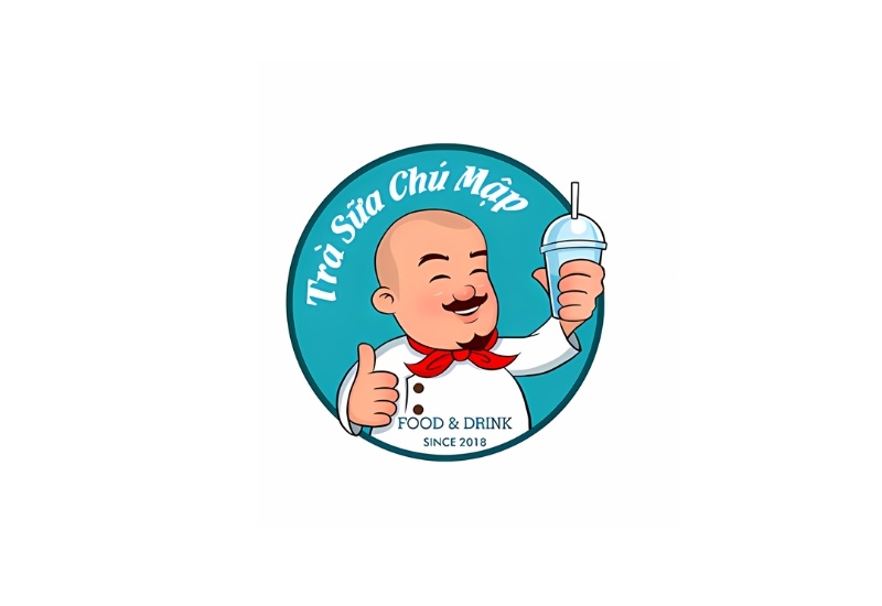 mẫu logo ăn vặt