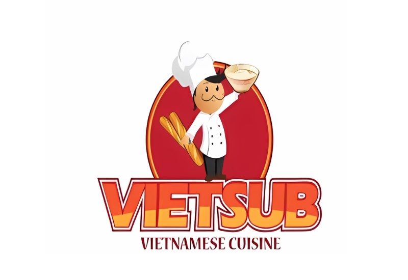 mẫu logo ăn vặt