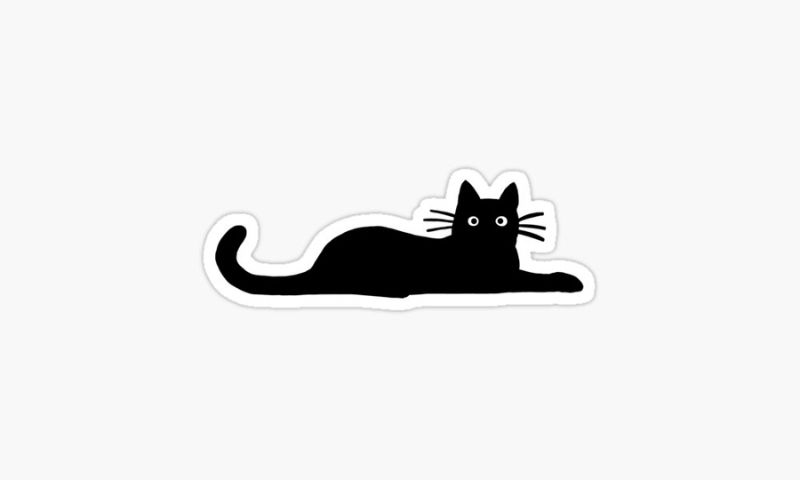 sticker mèo cute
