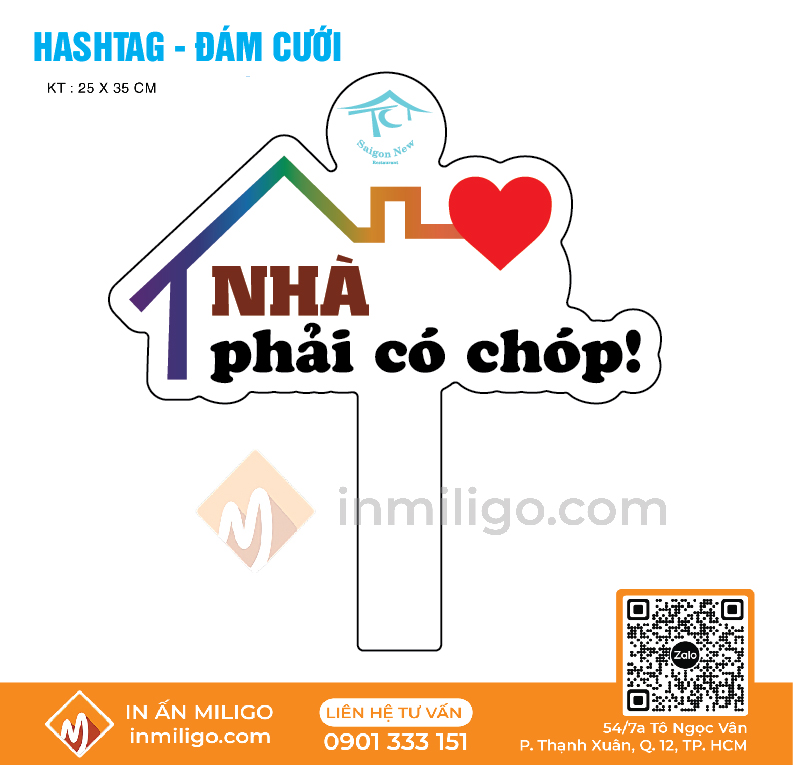 bảng cầm tay chụp hình đám cưới