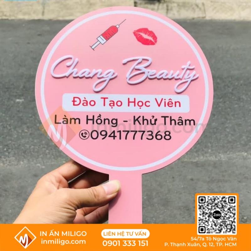 hashtag cầm tay khai trương spa