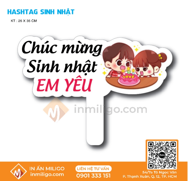 hashtag sinh nhật