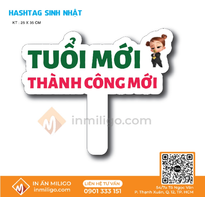 hashtag sinh nhật