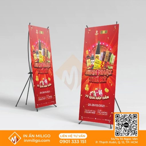 standee chữ x