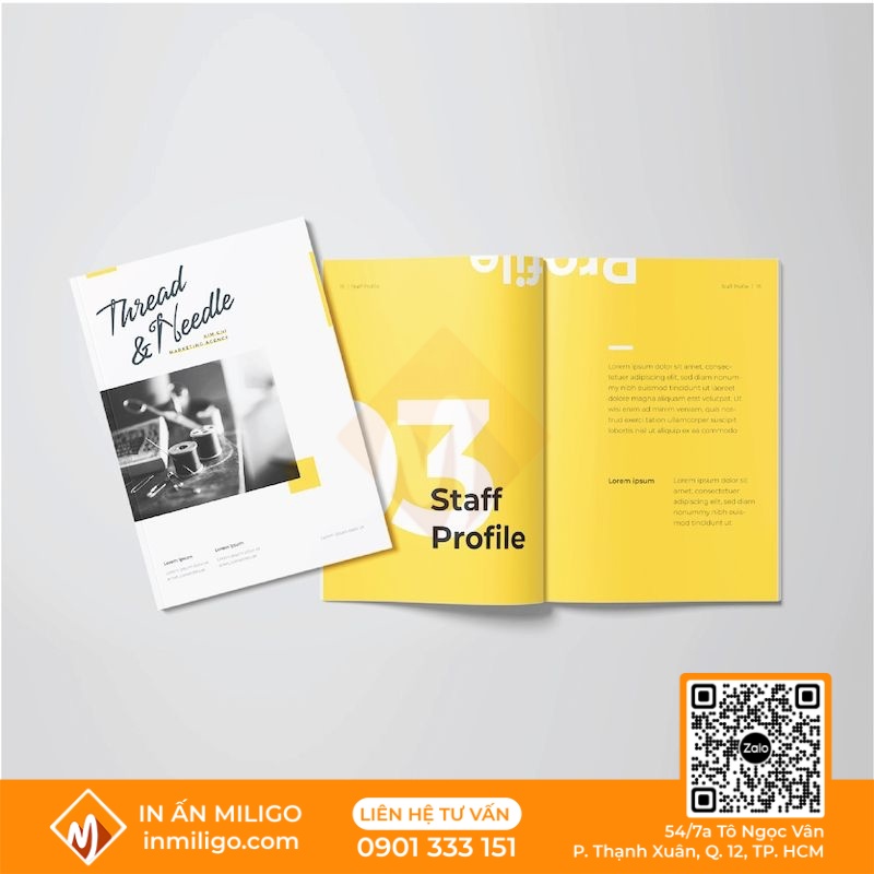 chất liệu giấy in catalogue