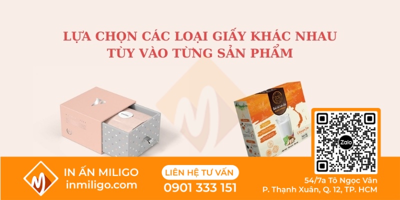 chất liệu giấy in vỏ hộp