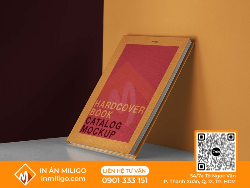 in catalogue bìa cứng