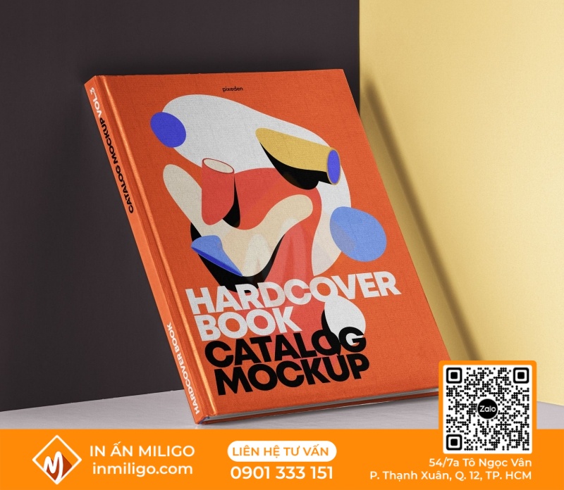 in catalogue bìa cứng