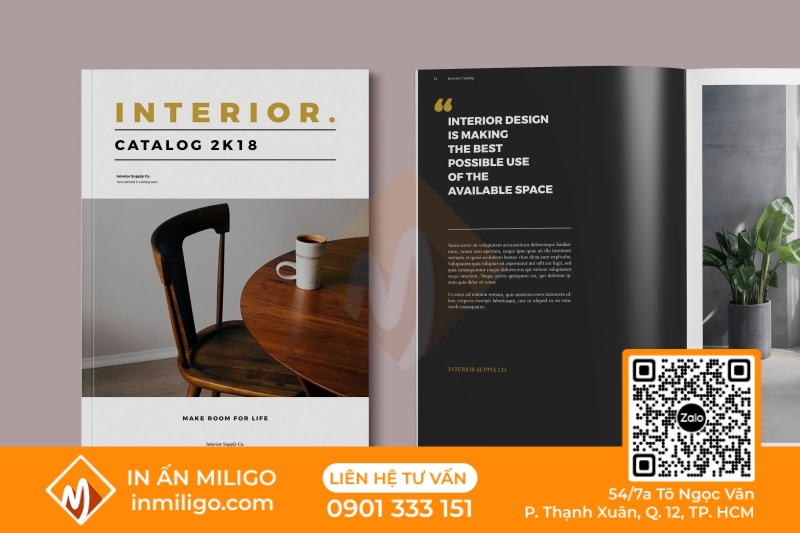 in catalogue nội thất