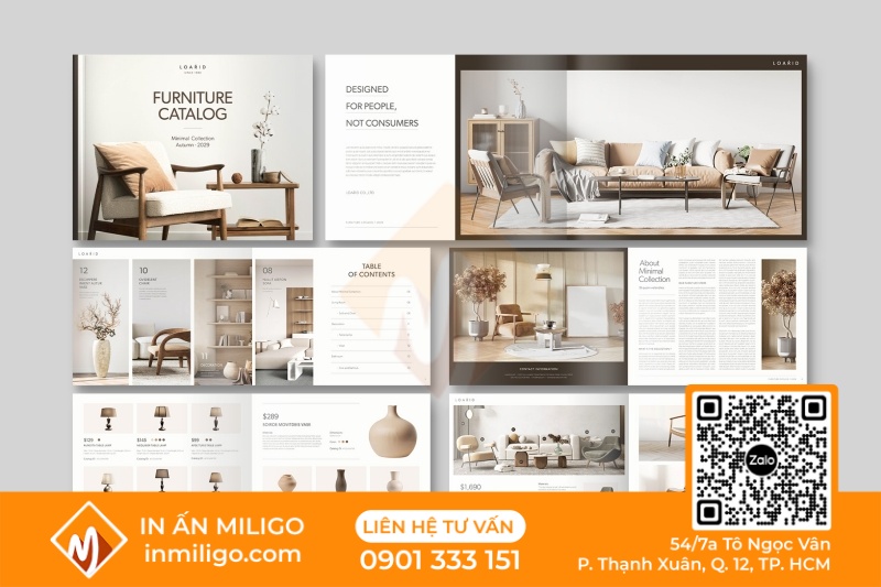 in catalogue nội thất