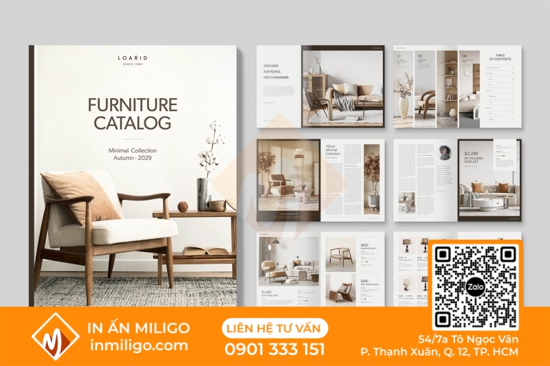 in catalogue nội thất