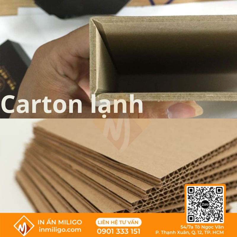 in hộp carton lạnh