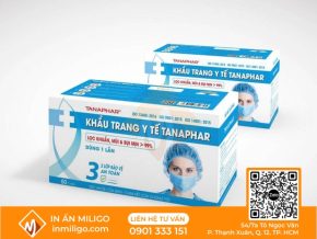 in hộp giấy đựng khẩu trang