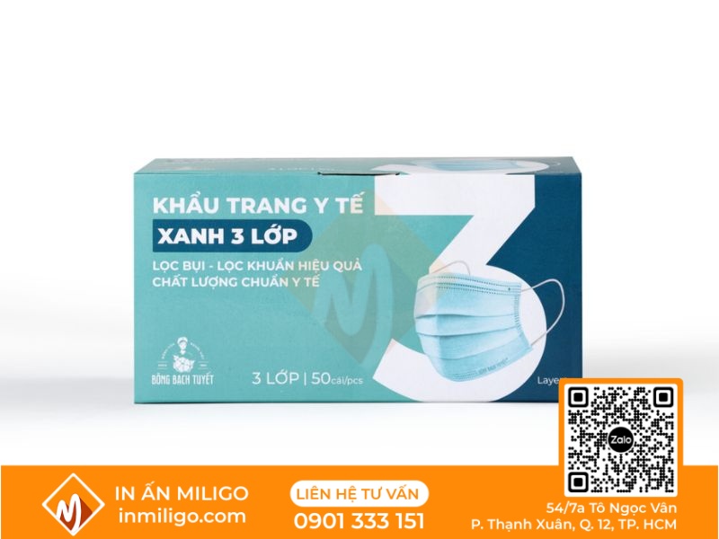 in hộp giấy đựng khẩu trang