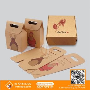 in hộp giấy kraft