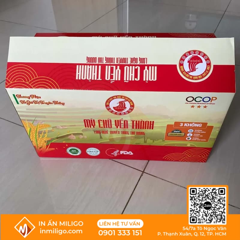in hộp giấy kraft