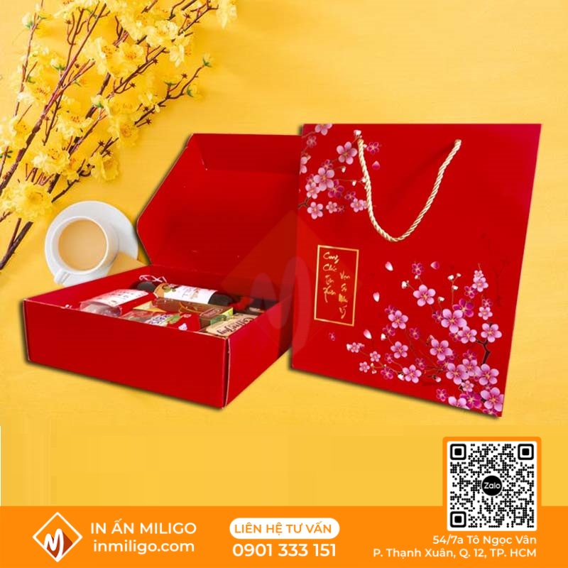 in túi đựng quà tết