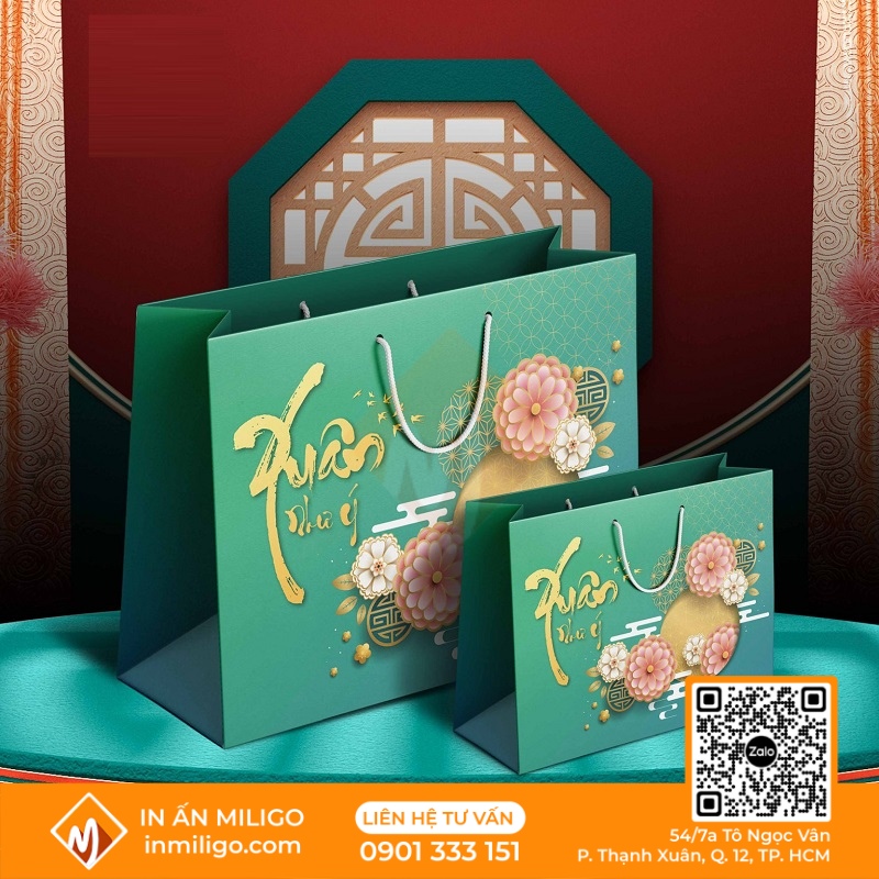 in túi đựng quà tết