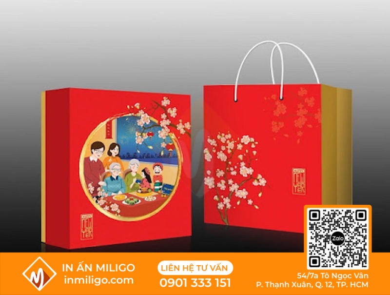 in túi đựng quà tết