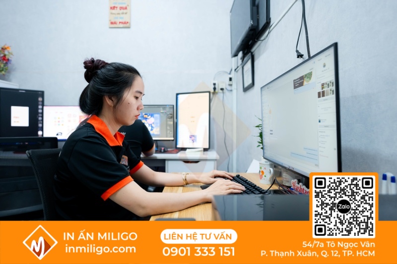 in túi giấy cán bóng