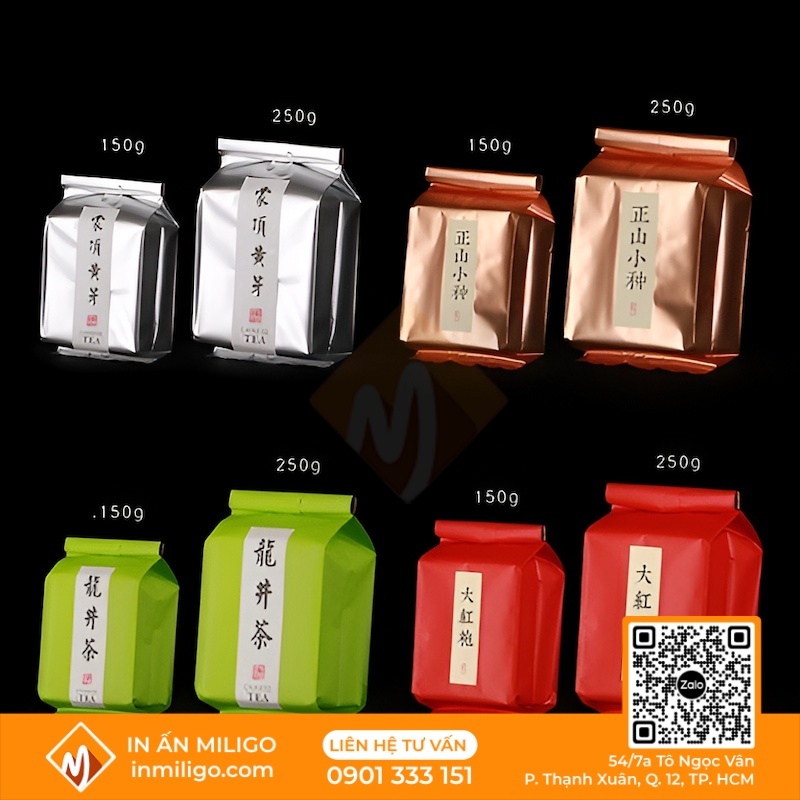 in túi giấy ghép màng nhôm