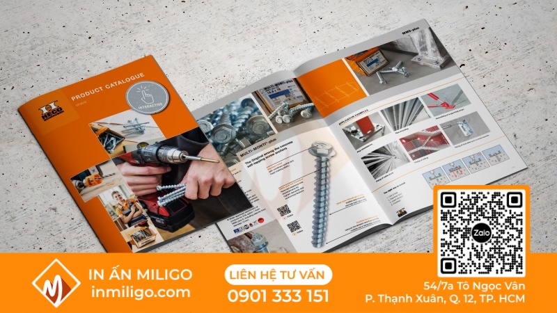 khổ giấy in catalogue