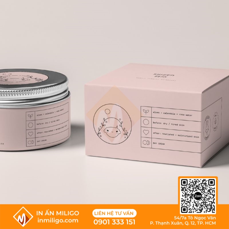 hộp giấy đựng kem body
