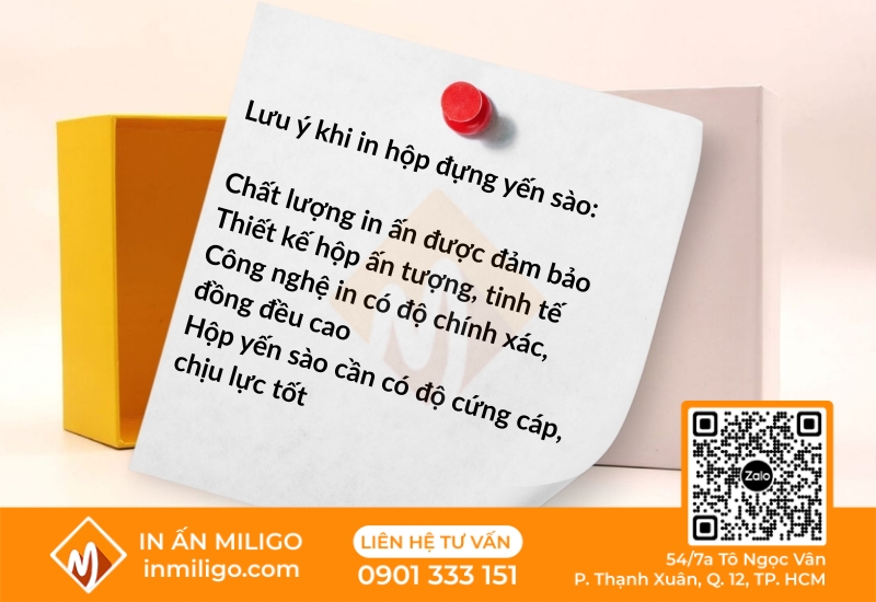 in hộp yến sào