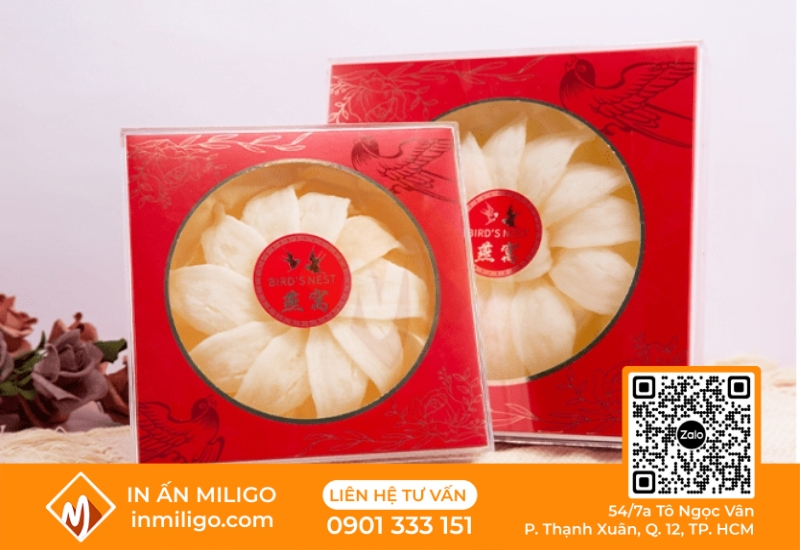 in hộp yến sào
