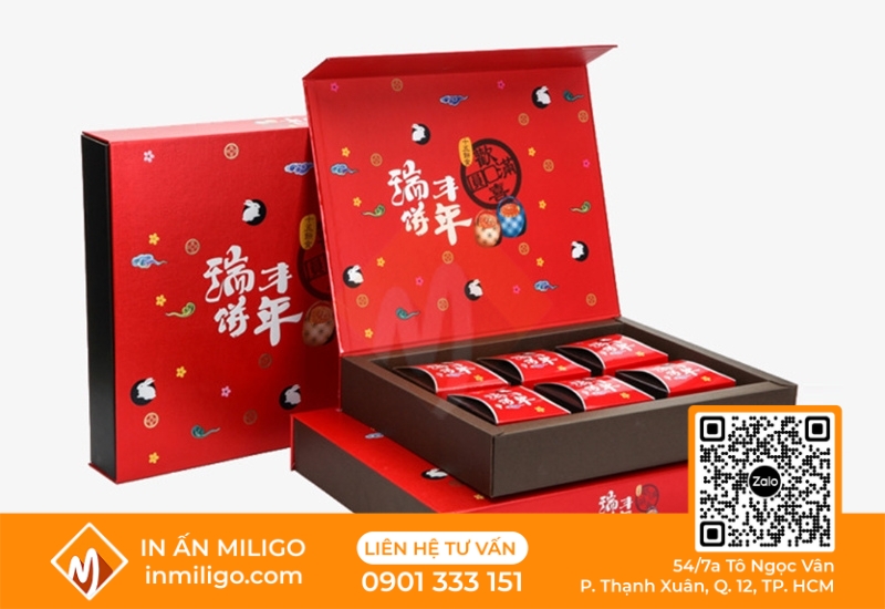 in hộp yến sào