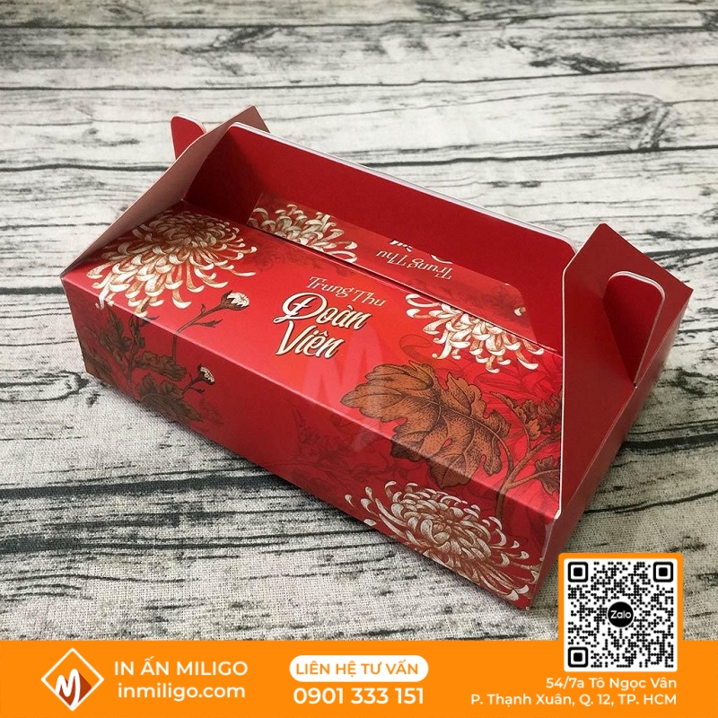 in hộp giấy đựng bánh