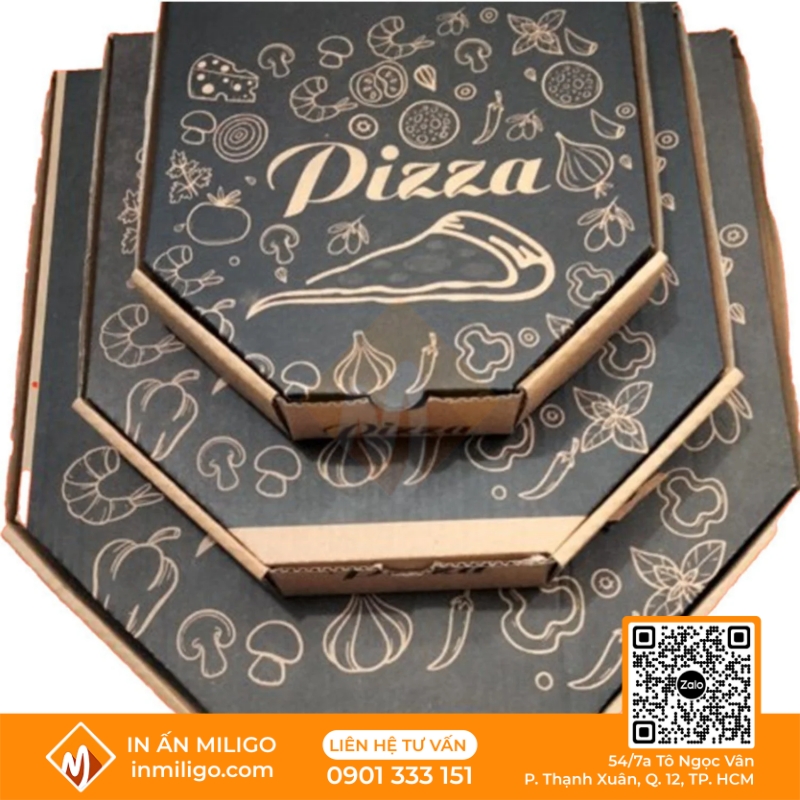 in hộp pizza