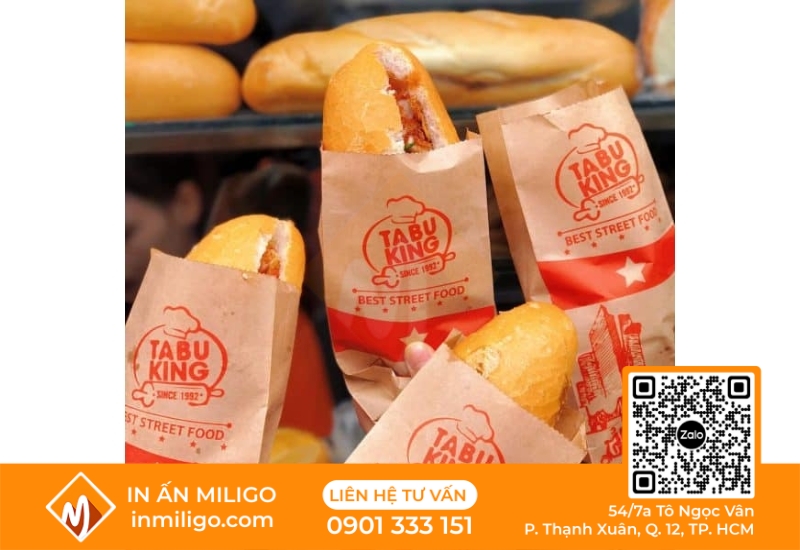 in túi bánh mì