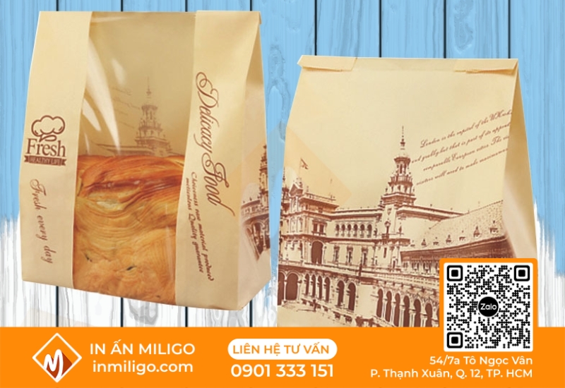 in túi bánh mì